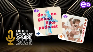 Twee prijzen voor EO bij Dutch Podcast Awards met ‘De Ongelooflijke’ en ‘Parnassia’