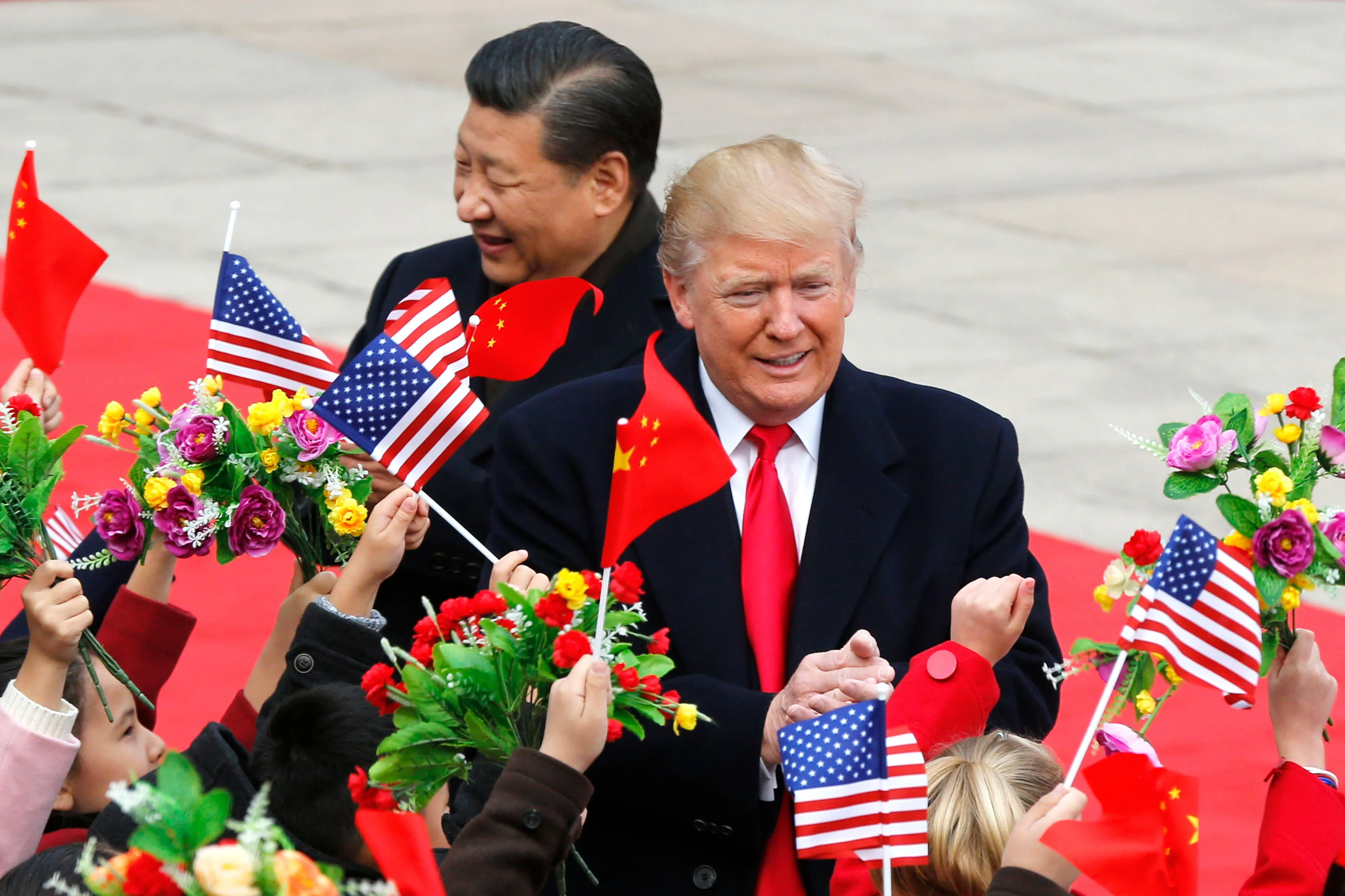 Amerika en China strijden om de wereldmacht