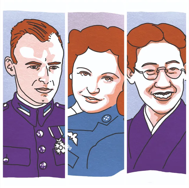 Figuren uit de Tweede Wereldoorlog.