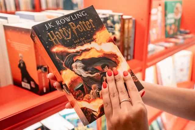 Het boek 'Harry Potter and the Half-Blood Prince' van J.K. Rowling. Auteur J.K. Rowling kon het manuscript van Harry Potter aanvankelijk bij geen enkele uitgever slijten, maar het werd alsnog een mega-bestseller, waarmee ze zelfs miljardair werd..