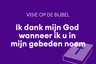 Ik dank mijn God wanneer ik u in mijn gebeden noem