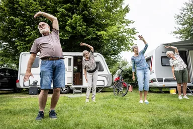 ‘Om het goede leven wat te compenseren, beginnen we de dag met gym'