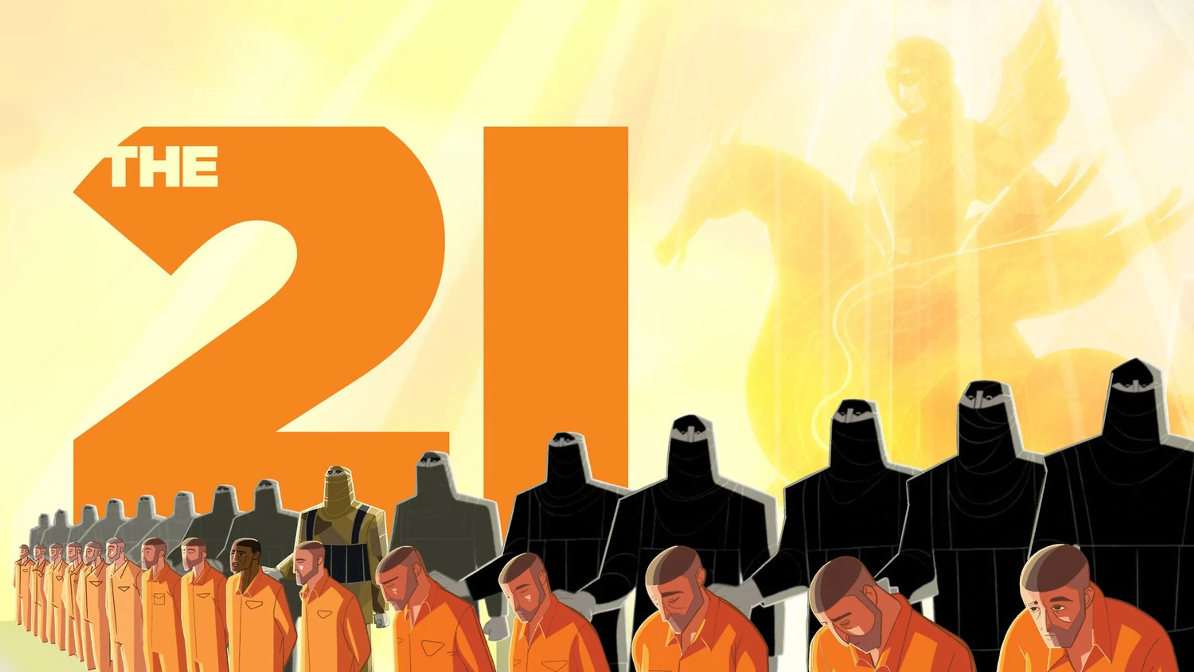 De nieuwe animatiefilm 'The 21' is een ode aan de 21 Egyptische christenen die – voor het oog van de camera's – door Islamtische Staat (IS) zijn onthoofd op een Libisch strand.