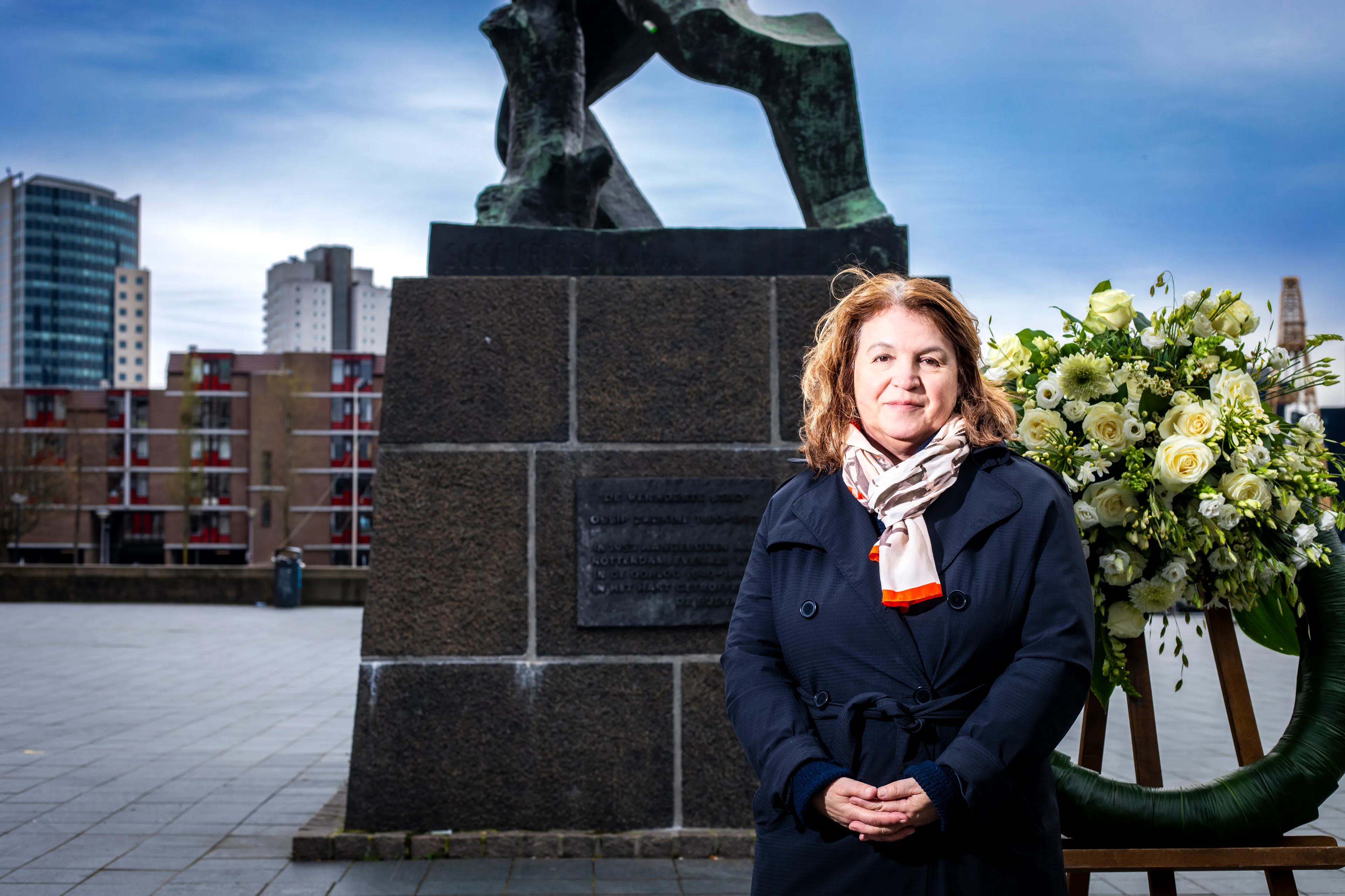 Liesbeth Levy, kranslegger in Rotterdam