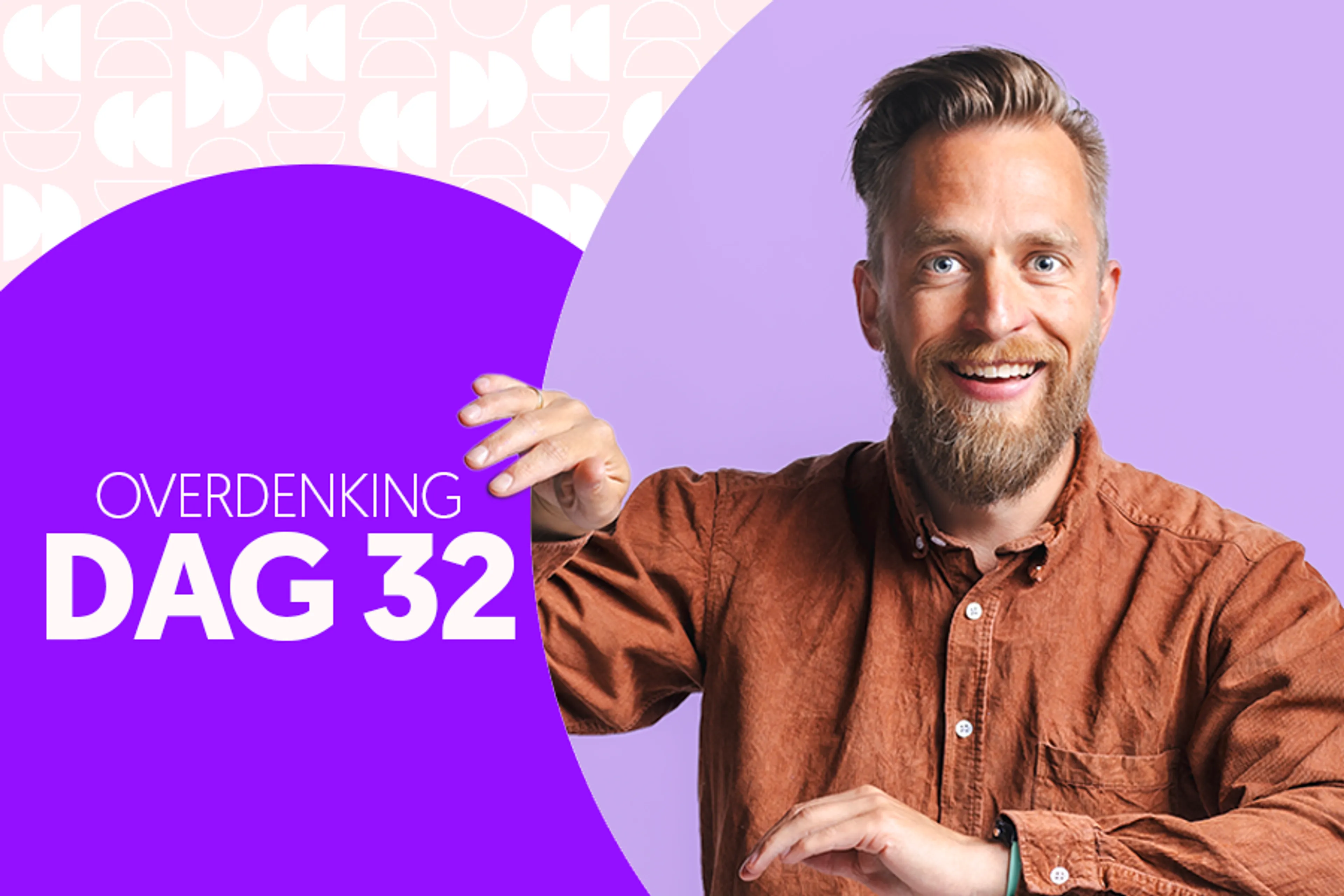 VIDEO | Dag 32 - Pieter-Jan Rodenburg: het mooiste gebed is soms één zin, leer het van een blinde