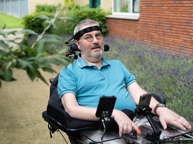 Kees Brouwer heeft de zeldzame spierziekte PSMA. Dit wordt gezien als een broertje van ALS.