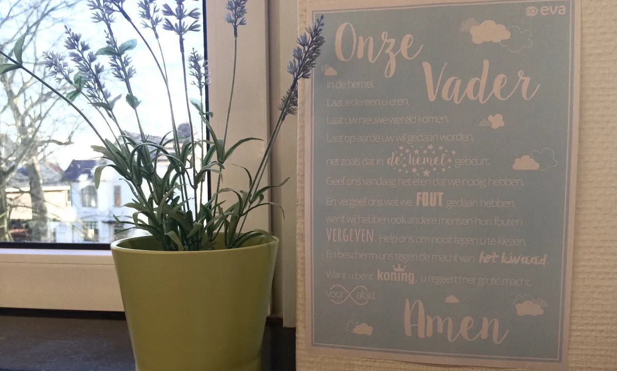 Onze Vader: gratis poster van bekendste christelijke gebed - EO