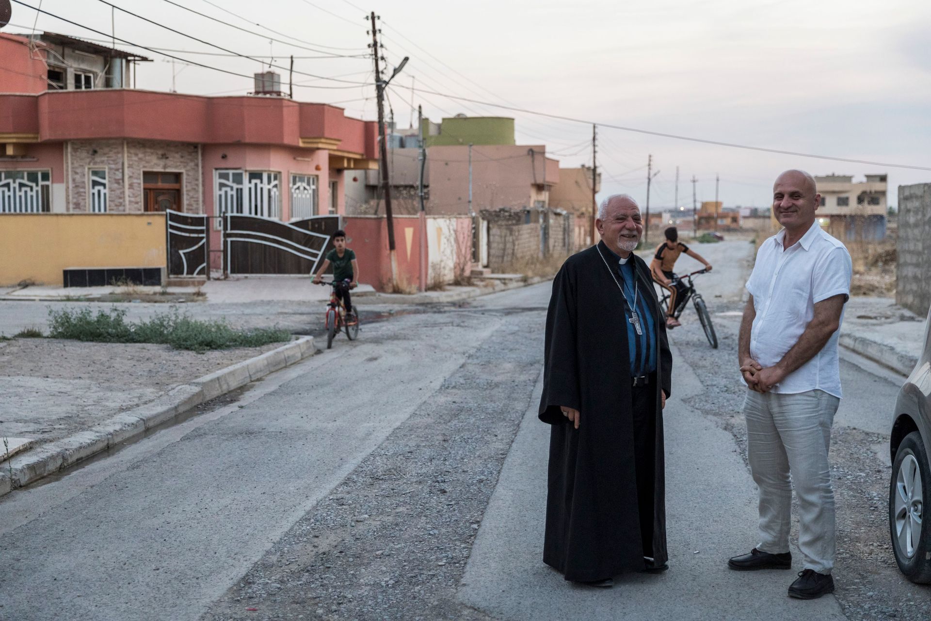 “Welcome back in Kurdistan, my friend!” roept gids Rabi (rechts), refererend aan de reis van Ruben