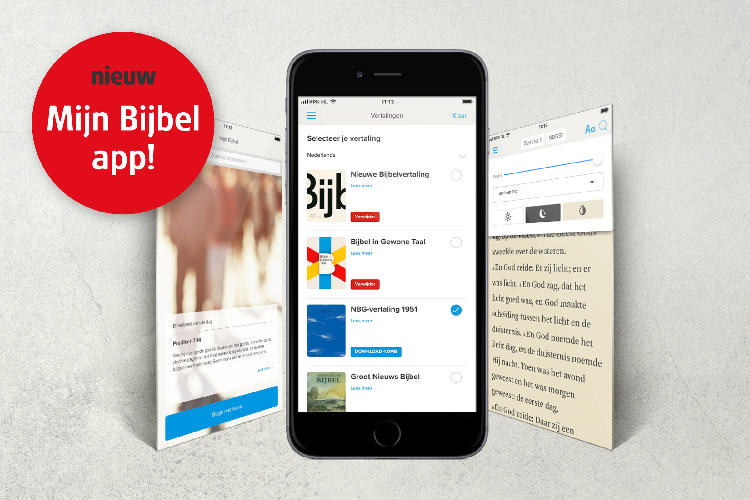 De Bijbel lezen op je smartphone zonder EO De Bijbel lezen op je smartphone zonder EO