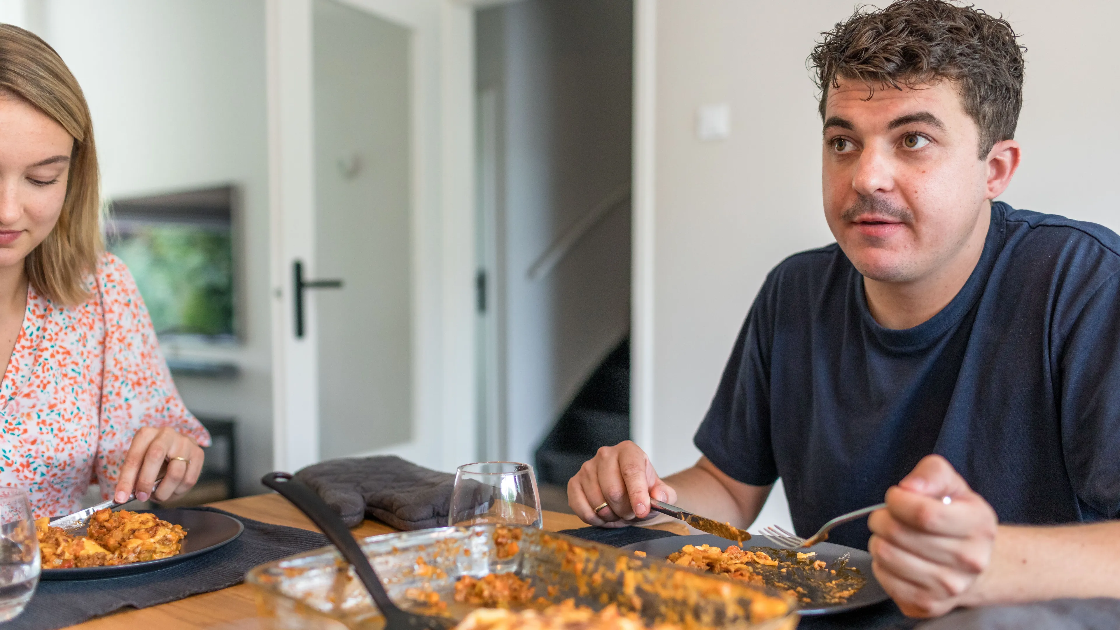 Joachim en Nadine, een pasgetrouwd stel uit Gouda, doen mee met Thuisgekookt.