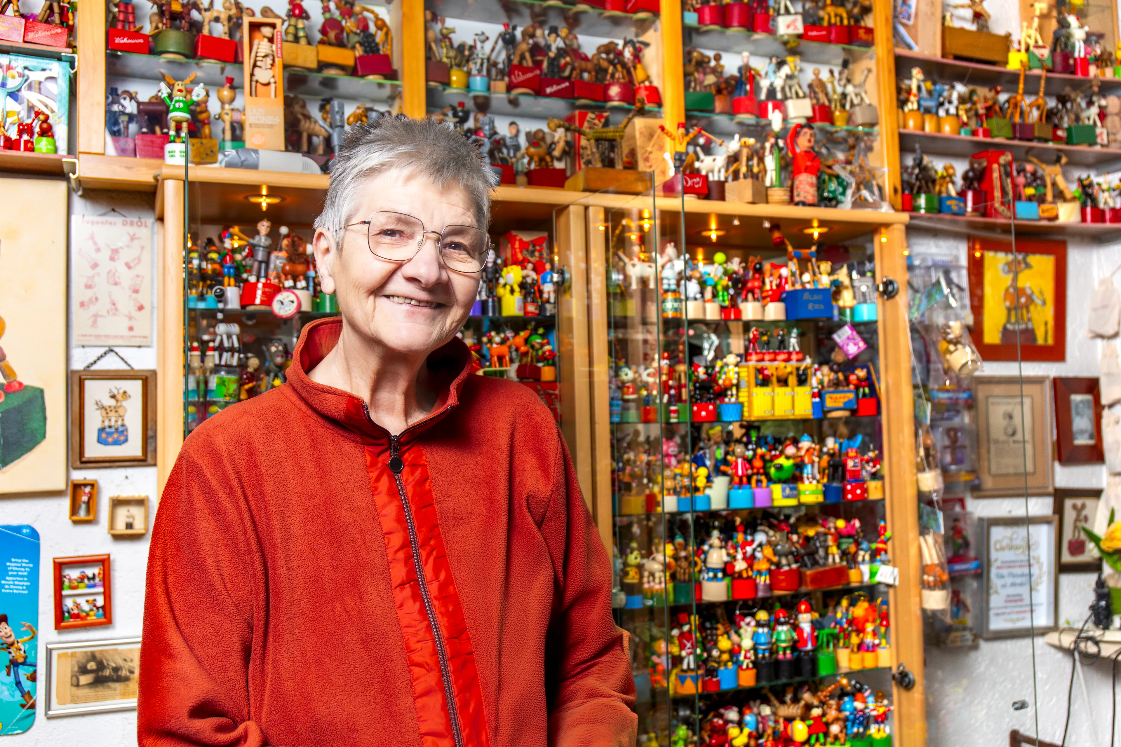 Rike Platenkamp verzamelt drukpoppetjes