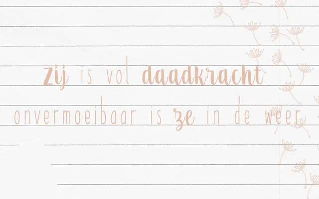 Speciaal voor moederdag.