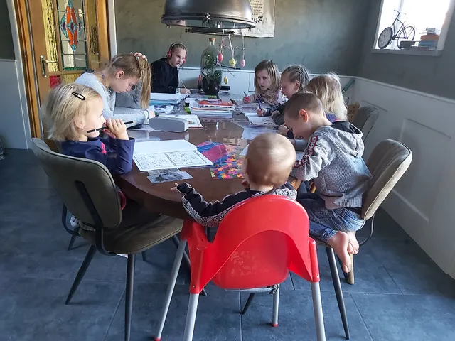 Lees ook: Thuiszitten in coronatijd met acht kinderen.
