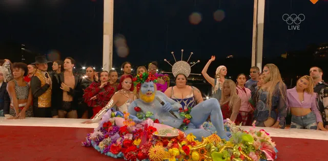 'Het Laatste Avondmaal' bij de Olympische Spelen'.