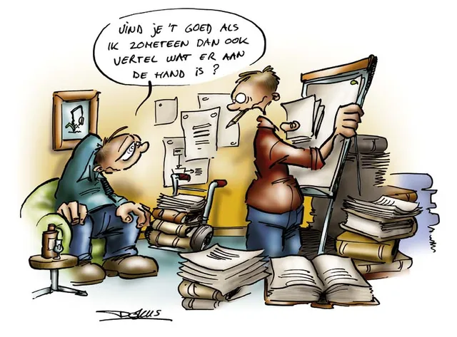 Anne Pals en Téo van der Weele praten over pastoraat in de gemeente.