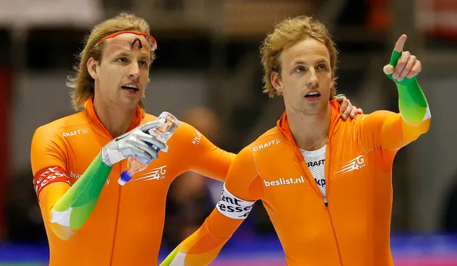 Op het podium in Sotsji.