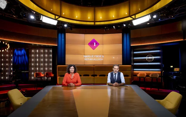 Margje Fikse over de gast bij Op1 die struikelde en viel.