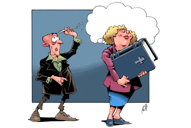 Contacten met andersdenkenden.