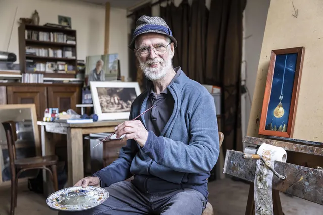 Hoe ontspant kunstenaar en illustrator Marius van Dokkum na een drukke werkweek?.