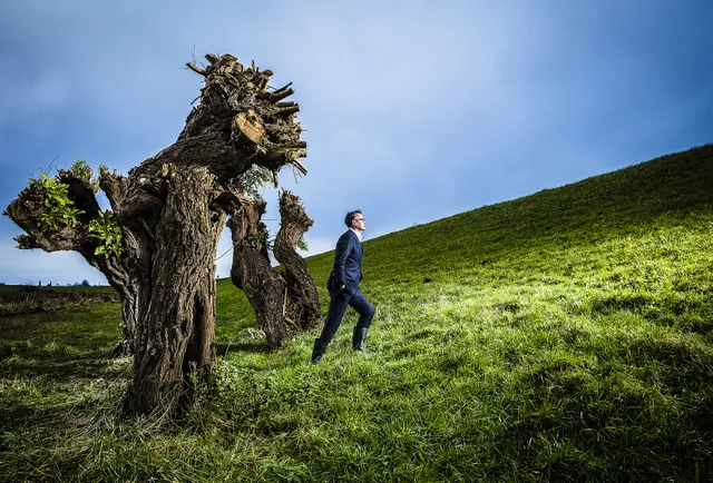 Nederland, Amerongen, 9 december 2021
Arie Koornneef, directievoorzitter bij ASN Bank.